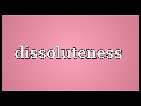 Header of dissoluteness