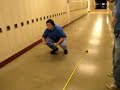 FRC Team #203...Testing the prototype Disc Launcher - Week One