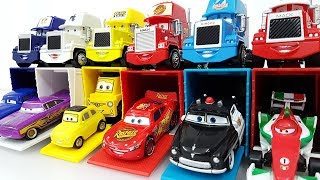 Disney Pixar Tomica Truck Hauler Mack Truck Carry Case Disney Cars 3 Learn Colours Cars