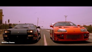 Hızlı ve Öfkeli 1 Supra vs Ferrari Yarış [6/9] [HD]