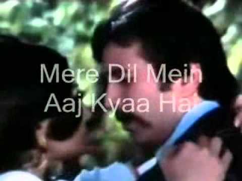 mere dil mein aaj kya hai-karaoke & lyrics-Daag