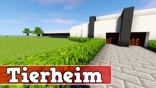Wie baut man ein Tierheim in Minecraft | Minecraft Tierheim Deutsch Bauen Tutorial