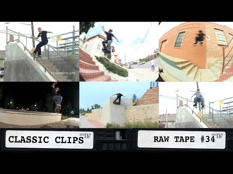 Raw Skateboarding Mini DV Tape #34 Carlos De Andrade Ryan Sheckler