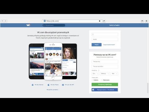 VK - Tworzenie konta na VKontakte