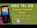 Vgo Tel i10 Password Pincode Reset Just 1 Click