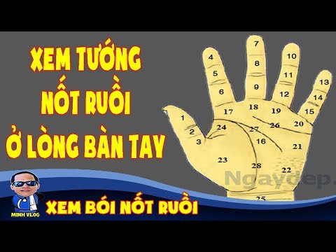 Xem tướng nốt ruồi ở lòng bàn tay đoán vận mệnh | Xem bói nốt ruồi