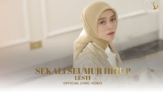 Download lagu Lesti - Sekali Seumur Hidup |  Lyric Video