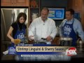 Cooking: Linguine with pink cream sauce & shrimp