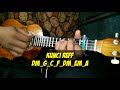 Kunci lagu #pencinta wanita - irwansyah versi gitar ukulele (by : AHMADIHK)