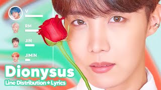 BTS - Dionysus (Line Distribution + Lyrics Karaoke) PATREON REQUESTED