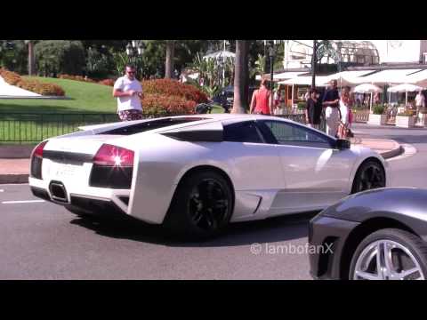 CLK DTM AMG Cabrio Murci lago F430 in Monaco HD 