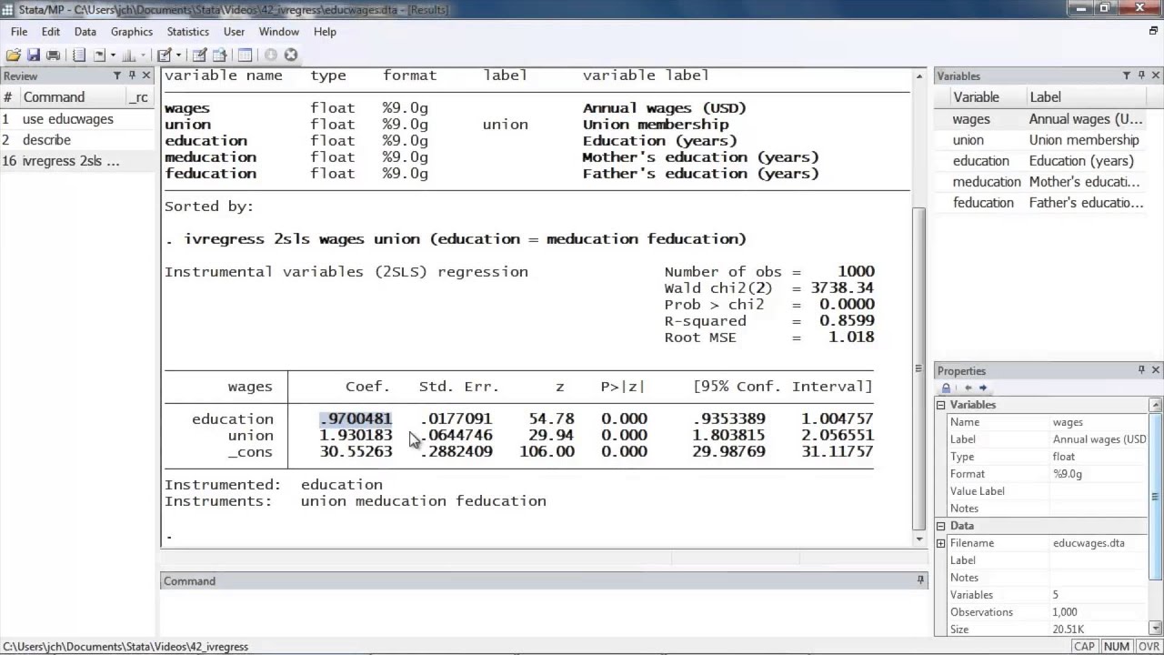 stata regress command stata regress command