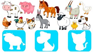 Развивающие Мультики Для Детей Домашние Животные Учим Животных Для Самых Маленьких Учимся Говорить
