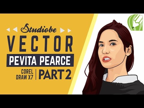 Tutorial Vector Corel Draw: Menggambar Wajah Jadi Kartun [Hidung & Bibir] Part 2