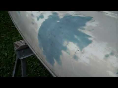 Fiberglass Canoe Restore - Part 1 - YouTube