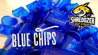 Shredding Blue Cups Satisfying Asmr Experiment Rest In Pieces