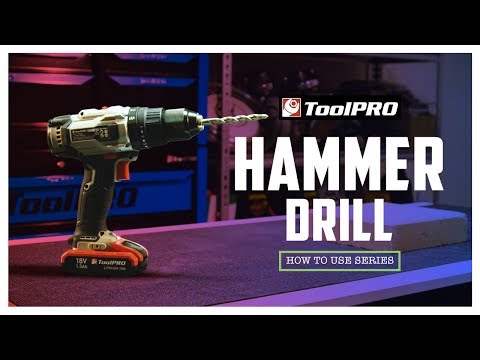How to use a Hammer Drill
