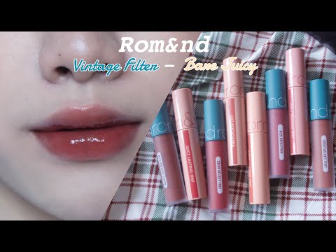 8 MÀU MỚI CỦA ROMAND ZERO VELVET TINT & JUICY LASTING TINT | NEW COLOR 22, 23, 24, 25 | Yeah I’m Lio