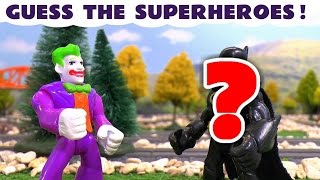 Superhero Challenge - Guessing Game with Joker Avengers Justice League and Ninja Turtles TT4U