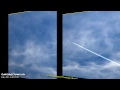 Unusually Fast Chemtrail Jet (and an even faster...something else) Nov.3, 2012