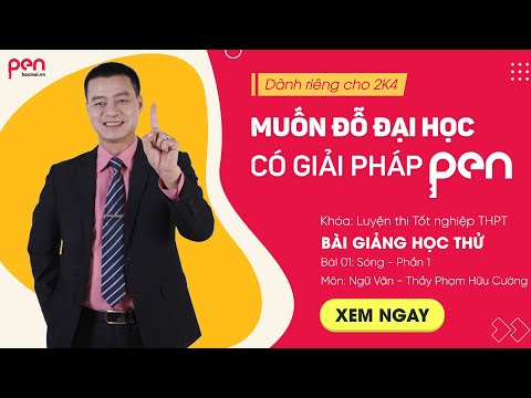 Phân tích bài Sóng (Xuân Quỳnh)- P1 - Văn 12|Thầy Phạm Hữu Cưởng - GPPEN Luyện thi đại học