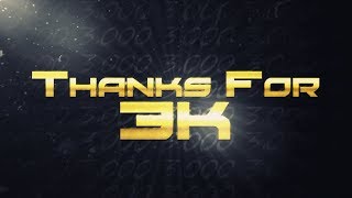 3K Irl Thank You From Artistry - Gfx & Editing Team