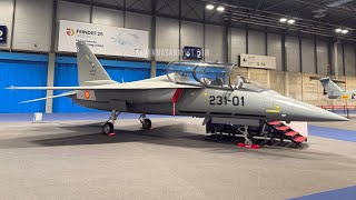 Türkiye Savaş Uçağı Hürjet İspanya Feindef 2025 Air Show