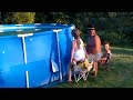 How To Empty Swimming Pool Redneck Style | AFV