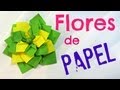 Tutorial: Flores de papel. Paper flowers.