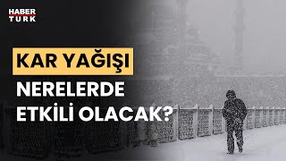 İstanbul için kritik uyarı! Kar ve dondurucu soğuk geliyor... Hüseyin Öztel akta