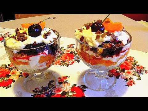 Фрукты в креманках рецепты 96