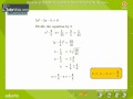 Solution of Quadratic Equations By Completing The Square