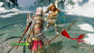 Kratos Meets Modi In Valhalla Scene - God Of War Ragnarok Valhalla Dlc