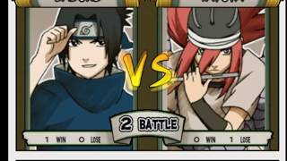 Naruto Ultimate Ninja 3 Ps2 Sasuke Vs Sakon, Tayuya, Jirobo