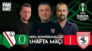 Legi̇a Warszawa 0 - 1 Samsunspor Avrupada İlk Zafer