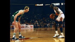 Michael Jordan v Larry Bird 1992-03-11: Jordan 32 (14-23 FG) v Bird 10 Points - Their Last Meeting
