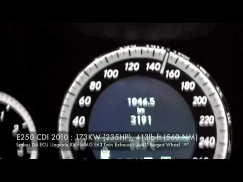 Mercedes E250 CDI Top Speed Mercedes E250 CDI Top Speed