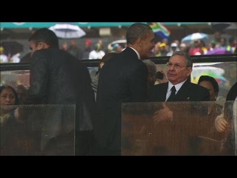 Historic encounter with Cubas Castro awaits Obama in Panama.