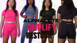 ALPHALETE AMPLIFY RESTOCK | TRY-ON HAUL + REVIEW