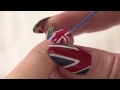 Go Britain ! Union Jack Nail Tutorial by Nail Artist Sophy Robson