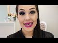Maquiagem Ousada: Azul + Boca Pink