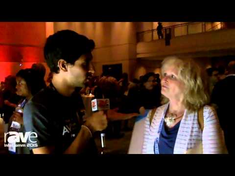 InfoComm 2015: Ahmad Discusses the InfoComm 2015 Keynote Speech With an Attendee