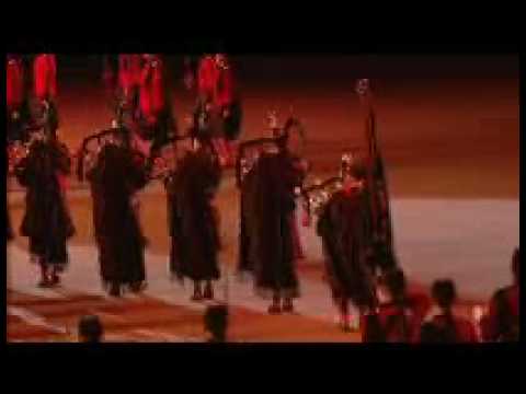 Military Tattoo Edinburgh Scotland Mass Pipes 2008