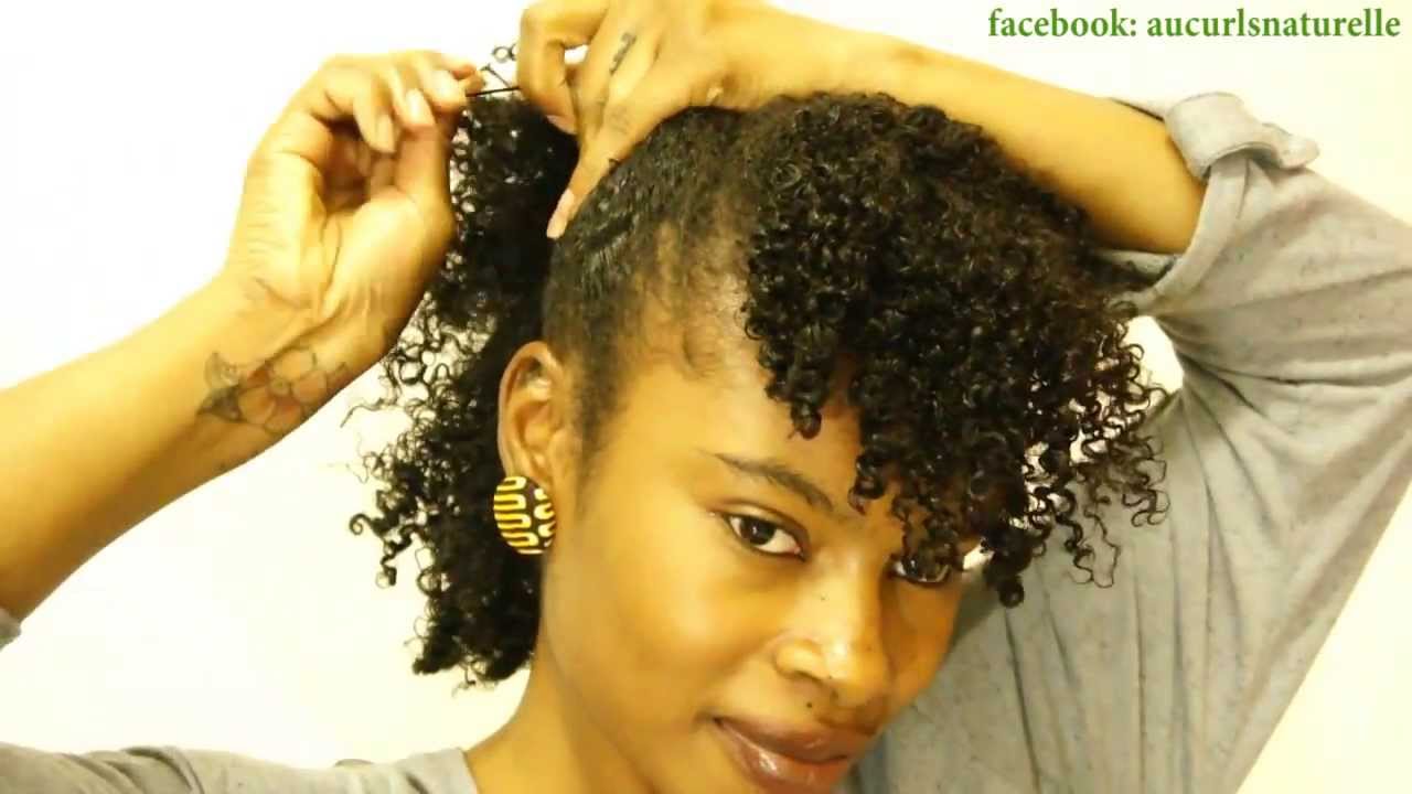 Tightly Curly Method| Simple HairStyles for WASH n GO - YouTube