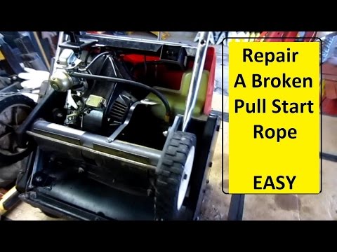 How To Fix... Pull Start Recoil And Rope Replacement! | How To Save Money And Do It Yourself! How To Fix... Pull Start Recoil And Rope Replacement! | How To Save Money And Do It Yourself!