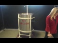 100 GAL 304 Stainless Steel Single Wall Tank Demonstration