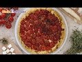 Feta and tomato tarte tatin - vegetarian recipe