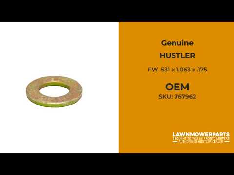 HUSTLER 767962 - FW .531 x 1.063 x .175 - HUSTLER genuine Part Number 767962 HUSTLER 767962 - FW .531 x 1.063 x .175 - HUSTLER genuine Part Number 767962