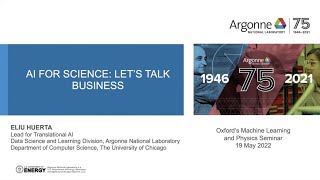 Eliu Huerta: AI for Science: Let’s talk business