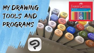 My Drawing materials and programs